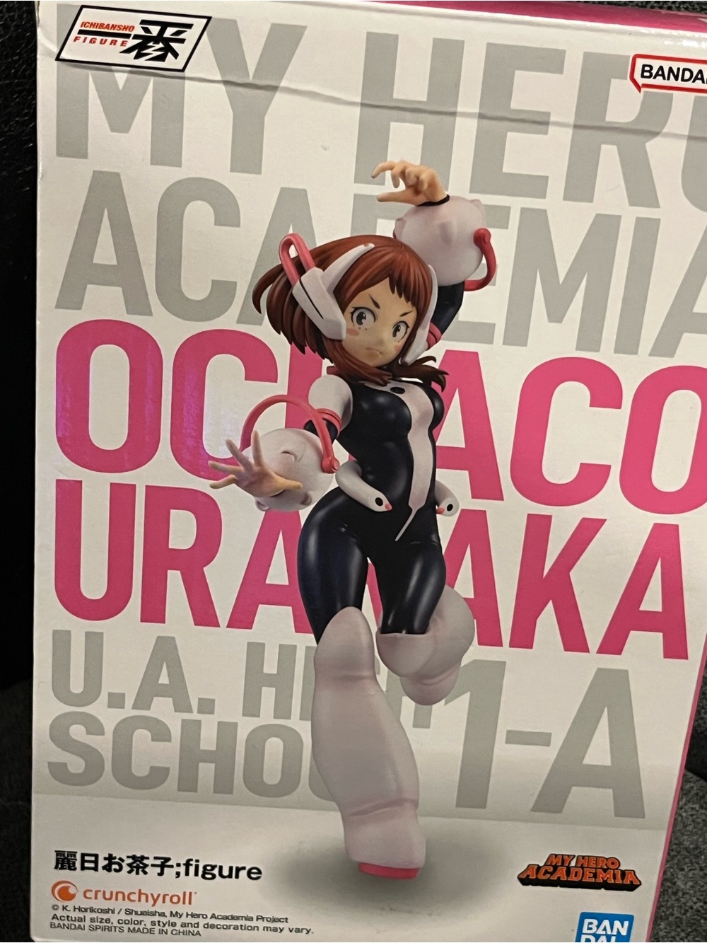 Bandai My Hero Academia Ochaco Uraraka Figure - Black & Pink